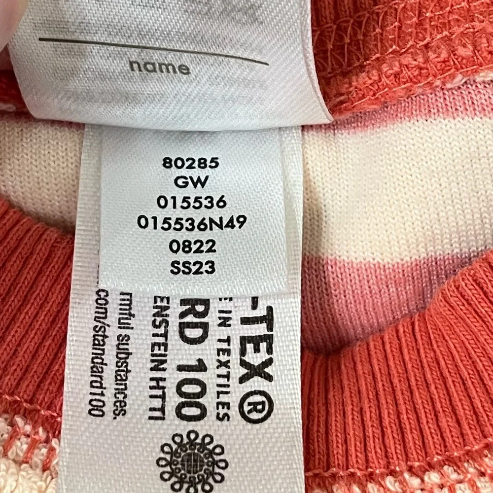 Hanna Andersson Striped Loop Terry Crewneck